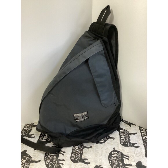 Eddie Bauer EB1920 EBTek Black Slingback Outdoor Gear Should Back Bag - Picture 1 of 11